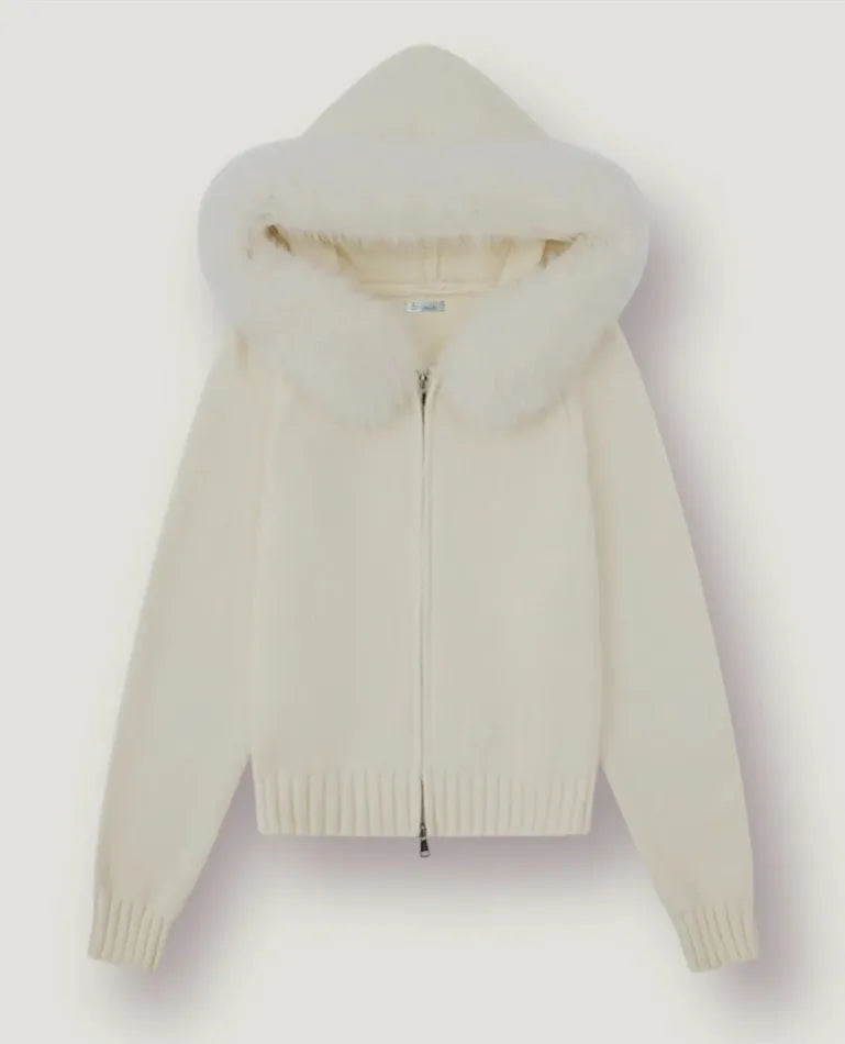 DOLCI WOLLJACKE - WEISS