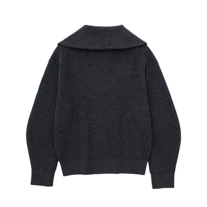 DOLCI - KNITTED HALF ZIPPER