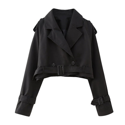 DOLCI - CROPPED TRENCHCOAT