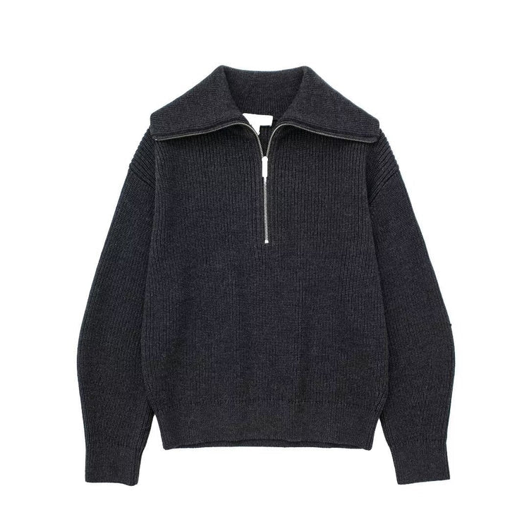 DOLCI - KNITTED HALF ZIPPER