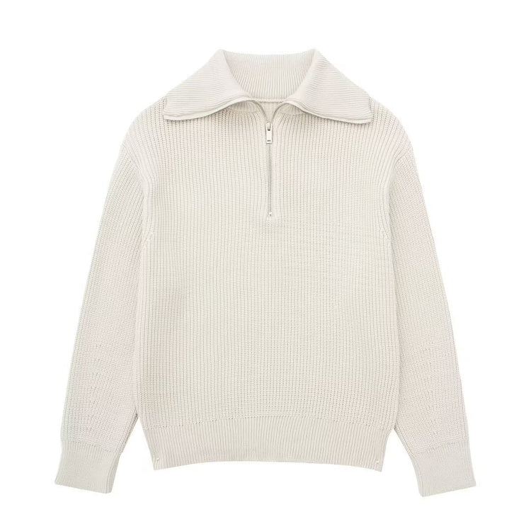 DOLCI - KNITTED HALF ZIPPER