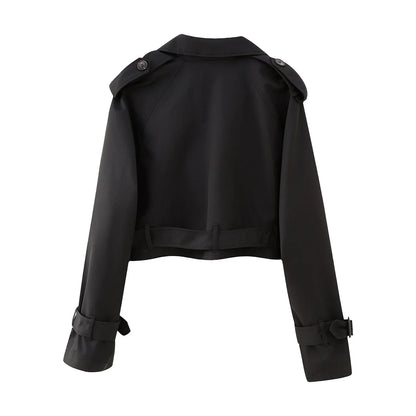 DOLCI - CROPPED TRENCHCOAT